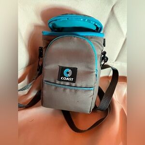 Vintage Coast Camera Bag - 90s Style Gray and Teal
Men’s bag